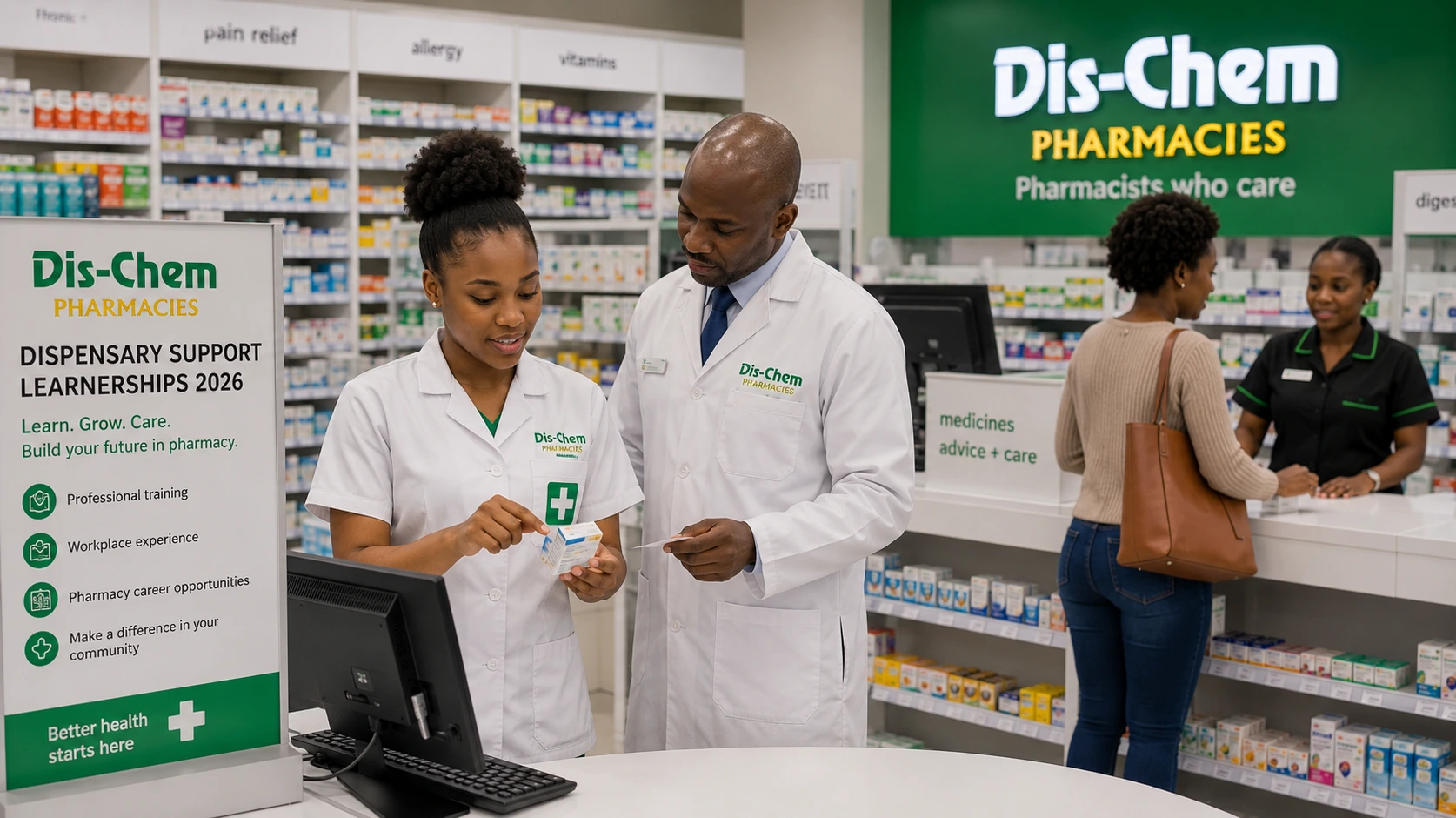 Dis-Chem Dispensary Support Learnerships 2026: Apply Before Deadlines Close