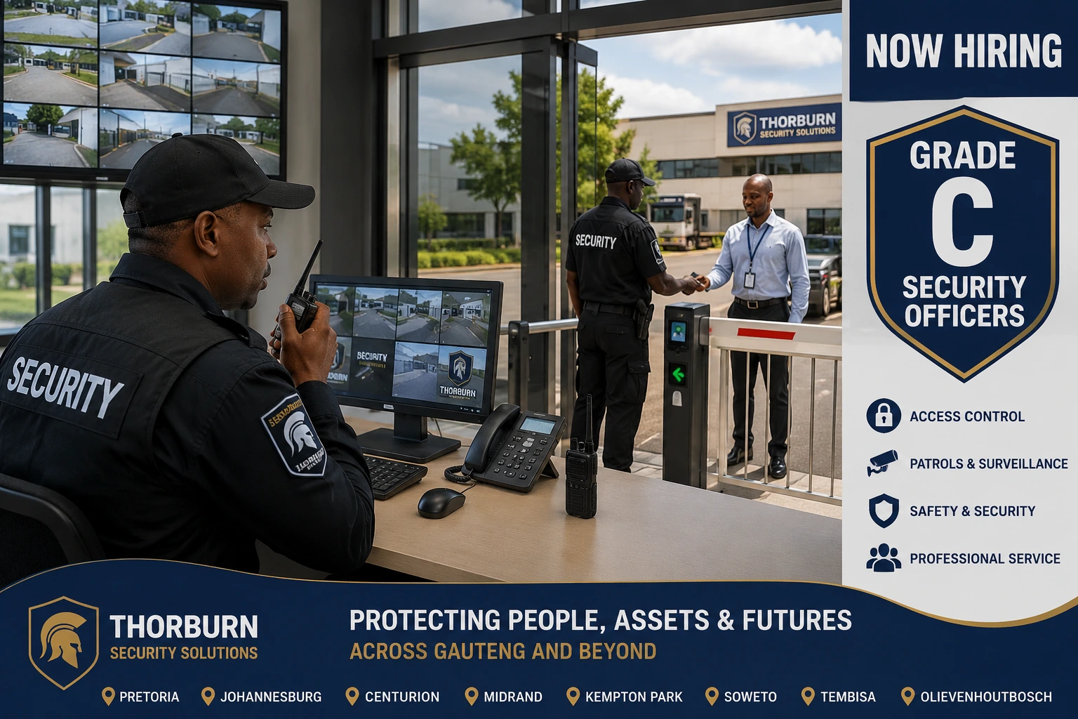 Grade C Security Officers Jobs at Tsebo Solutions Group: Why Demand for Professional Security Officers Is Rising in Gauteng