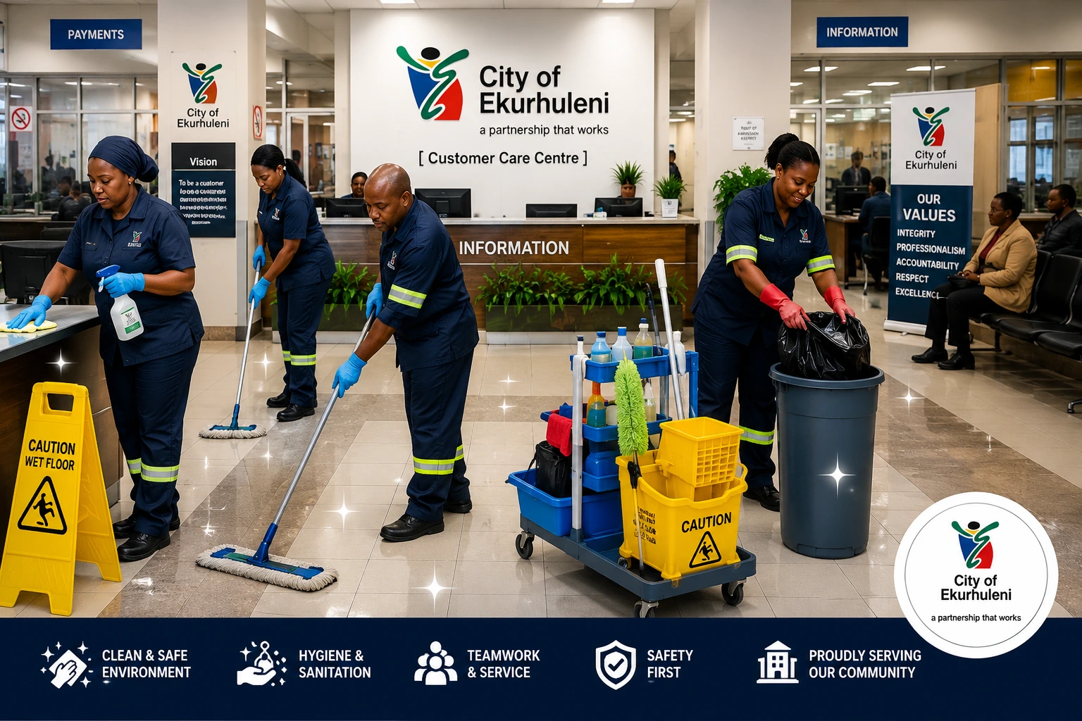 City of Ekurhuleni Cleaner Jobs 2026: Permanent Government Cleaning Vacancies Open Until 10 June