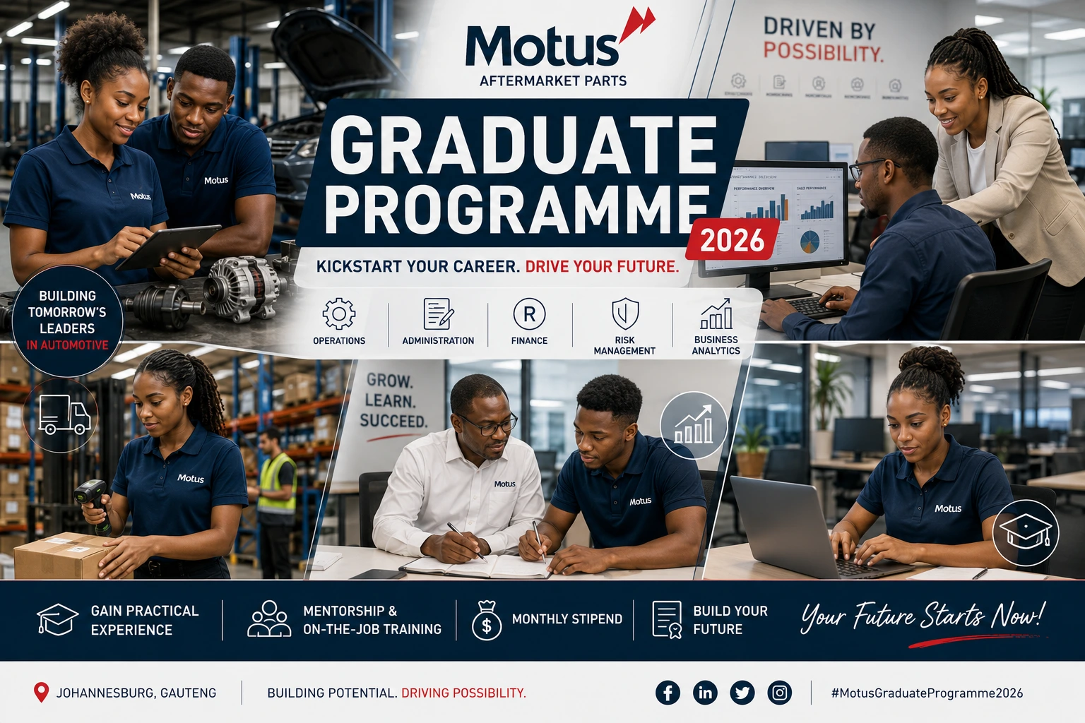 Motus Graduate Programme 2026 Opens: Why Young Graduates Should Apply Before 17 June