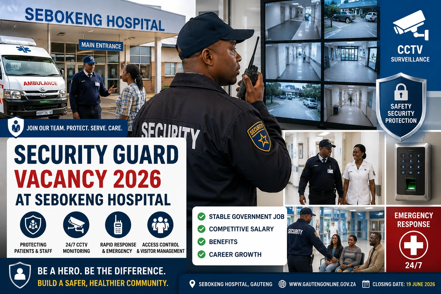 Security Guard for 2026 in Gauteng 2026: Sebokeng Hospital Opens New Opportunity